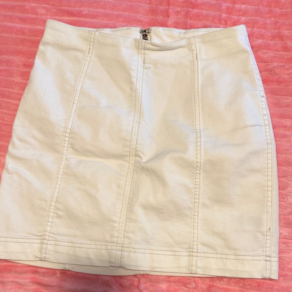 FP Movement by Free People Cream Mini Skirt